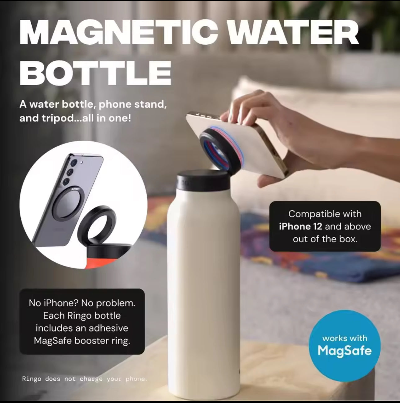 Magnetic Water Bottle
